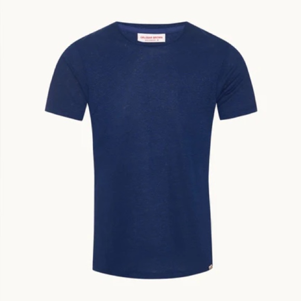 Orlebar Brown Slate Blue Short Sleeve Tee